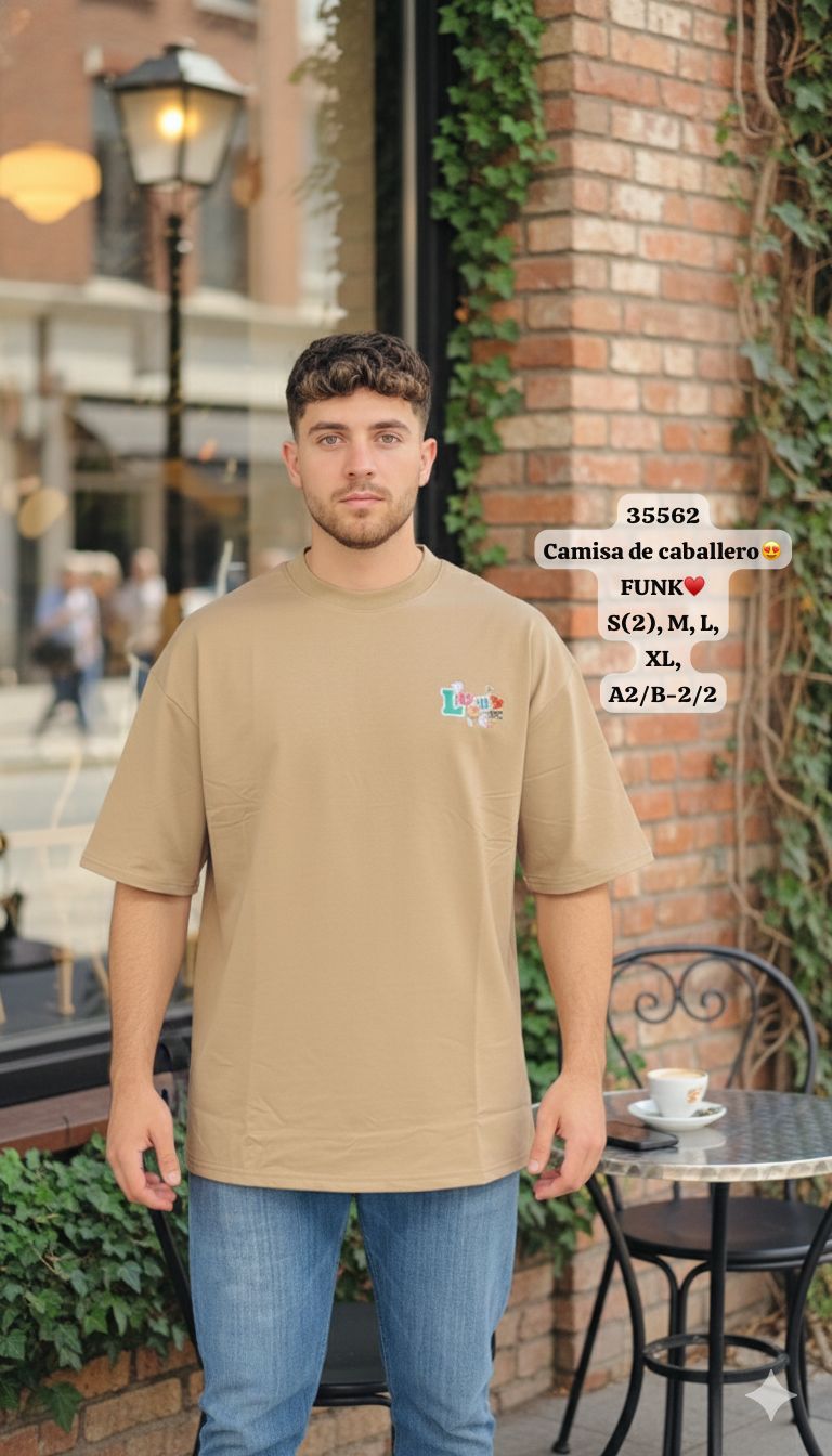 Camiseta Oversize FUNK – Estilo urbano con actitud