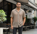 Camisa de punto calado Eight