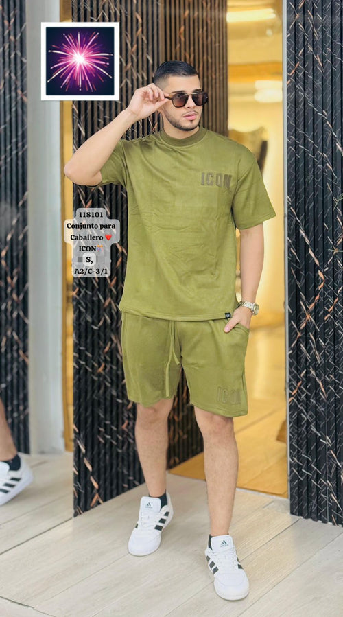Conjunto de Camiseta y Short ICON – Comodidad y Estilo Urbano