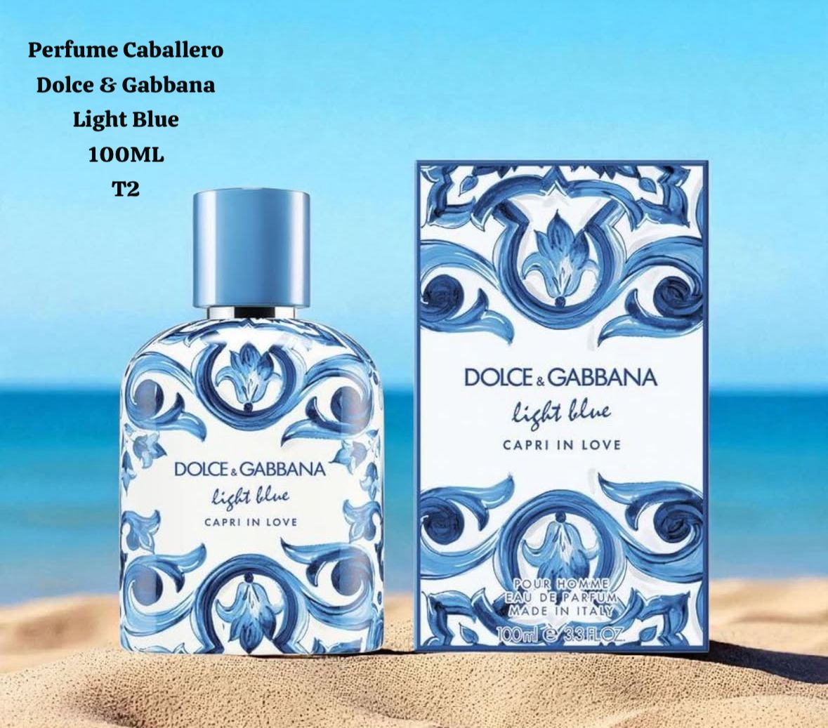 Perfume Masculino Dolce & Gabbana Light Blue Capri In Love EDP 100ml