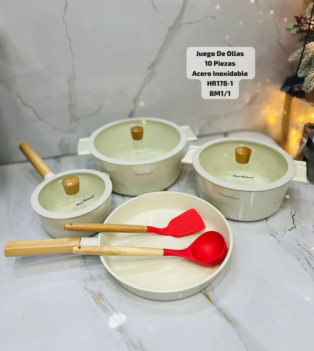 Set de Ollas Haus Roland® 10 Piezas HR178-1