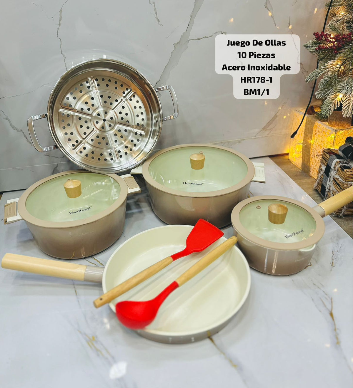 Set de Ollas Haus Roland® 10 Piezas HR178-1