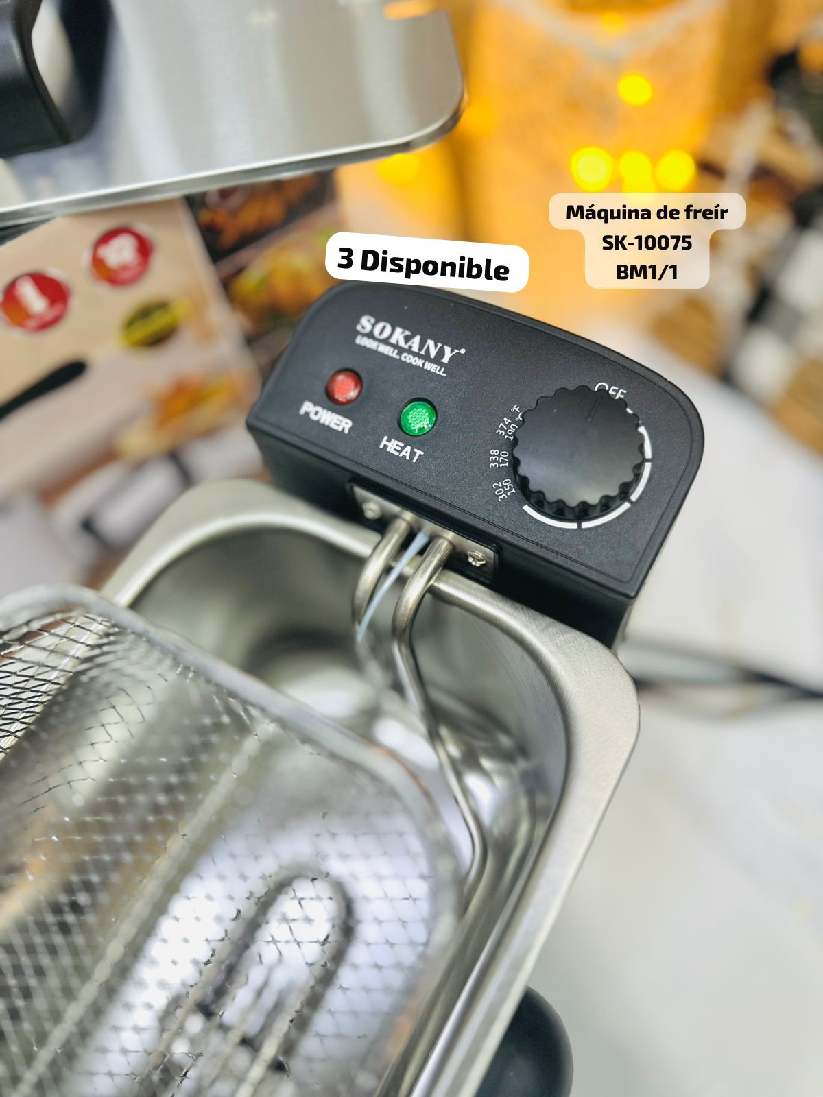 Máquina de Freír #SK-10075-110V - Sokany