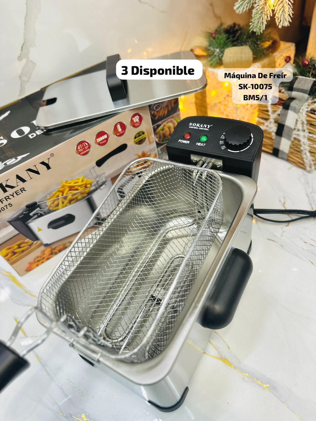 Máquina de Freír #SK-10075-110V - Sokany