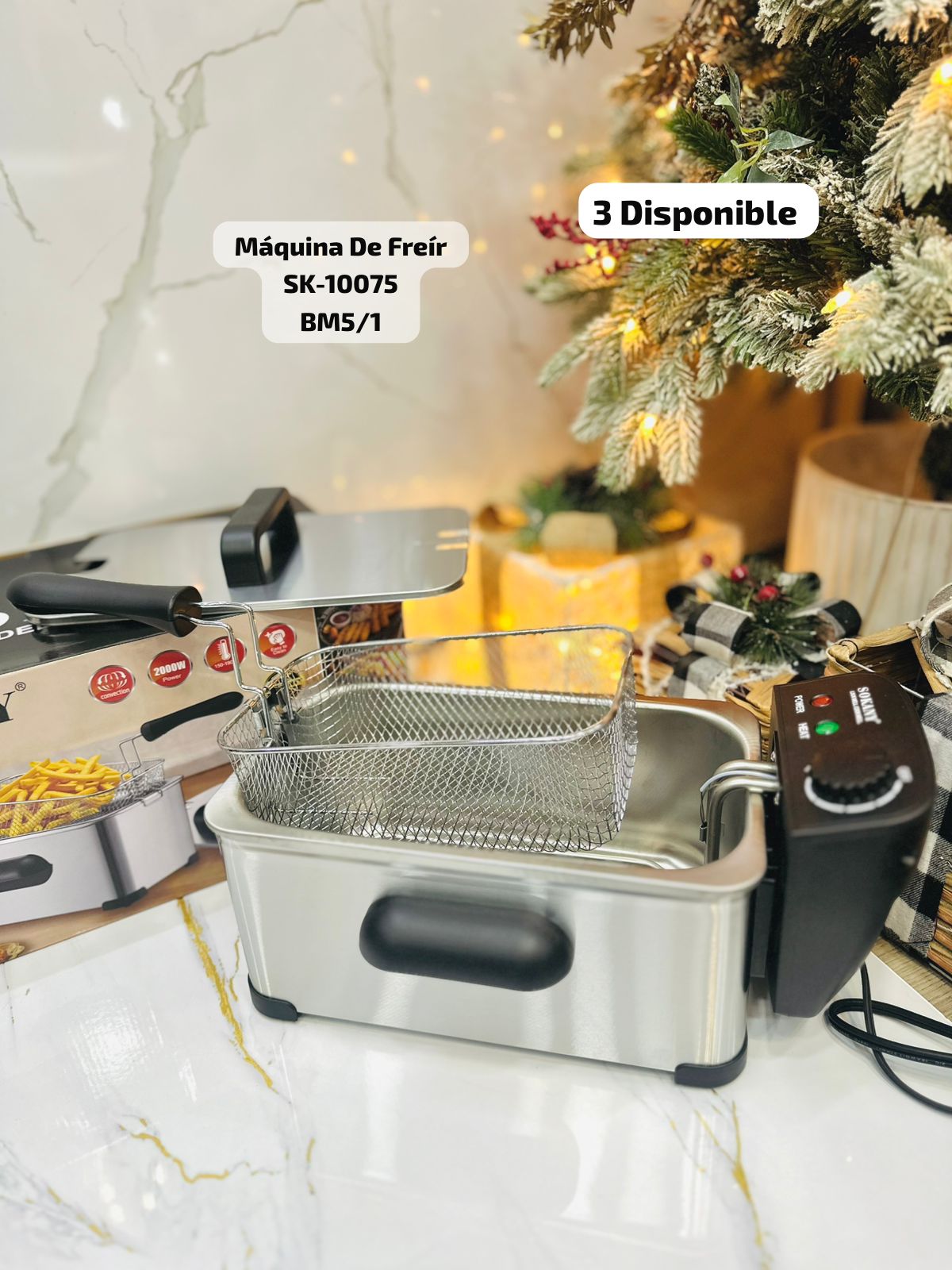 Máquina de Freír #SK-10075-110V - Sokany