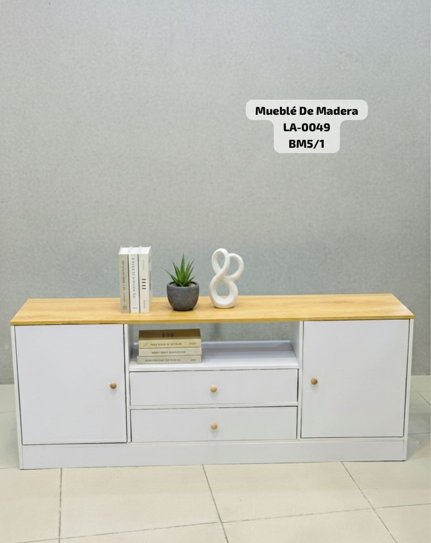 Mueble de Madera LA-0049 – Funcionalidad con estilo moderno