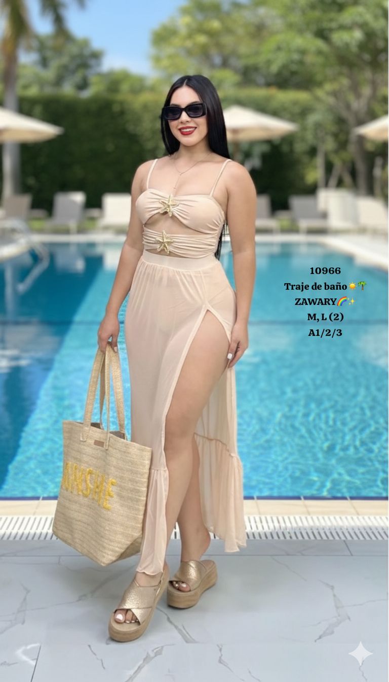 Conjunto de Traje de Baño ZAWARY® - Incluye Salida de Baño