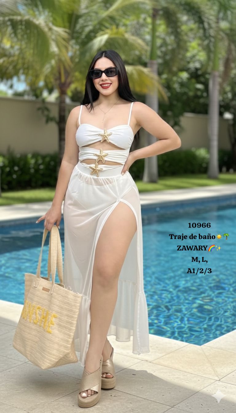 Conjunto de Traje de Baño ZAWARY® - Incluye Salida de Baño